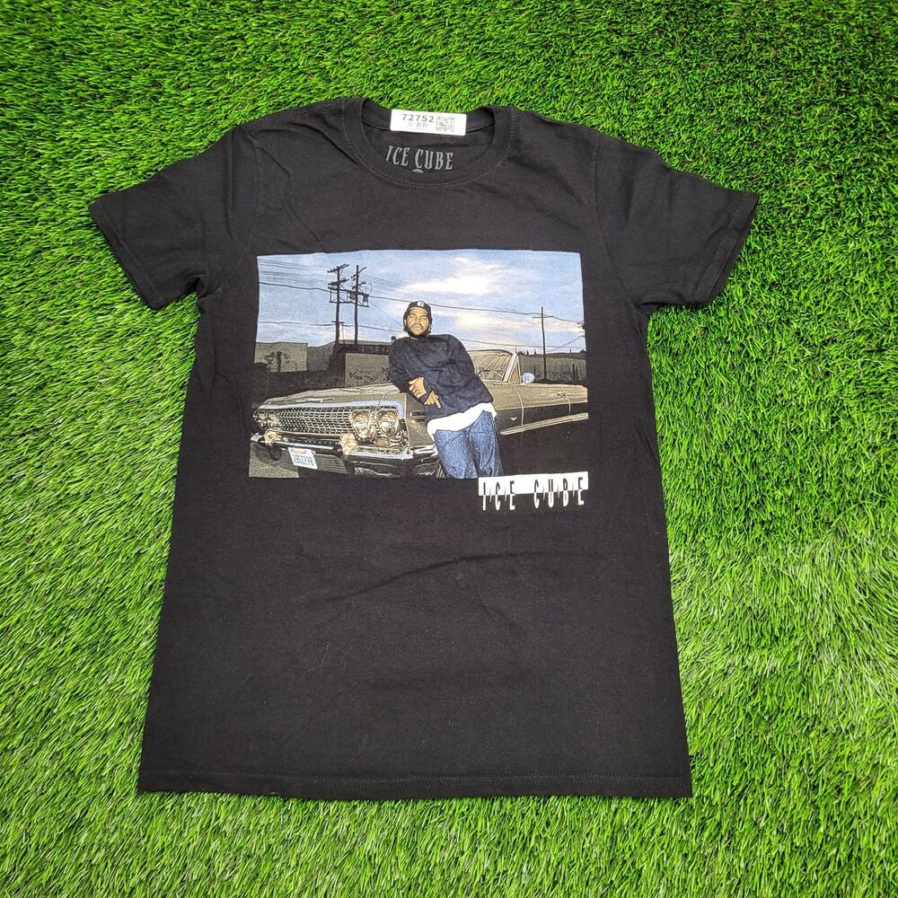 Ice-Cube Hip-Hop Shirt Womens Small 17x25 Low-Rider Black